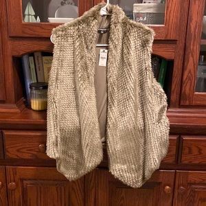 Express Faux Fur Vest